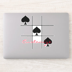 Adesivo Espadas Pretas Tic Tac Toe Thunder_Cove