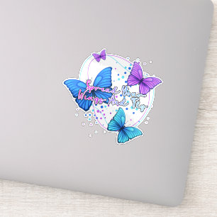 Adesivo Espalhe suas asas e voe borboleta