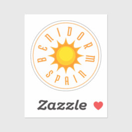 ADESIVO ESPANHA BENIDORM SUN