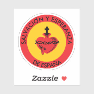 Adesivo Espanha CARDÍACA SAGRADA