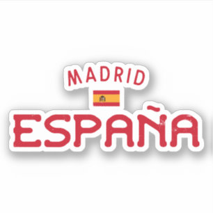 Adesivo Espanha de Madrid em dificuldades (Espanha)