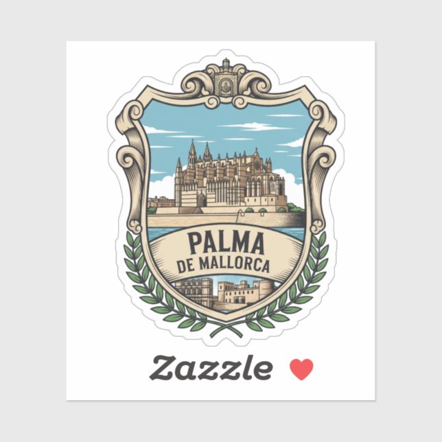 Adesivo Espanha de Maiorca (Folha)