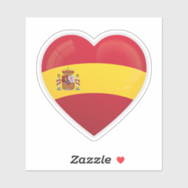 Adesivo Espanha Love Icon Sticker