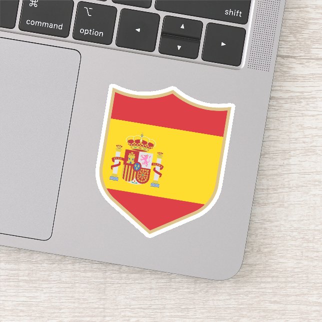 Adesivo Espanha Patriótica Emblem Viagem (Detalhe)