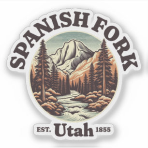 Adesivo Espanhol Fork, Utah