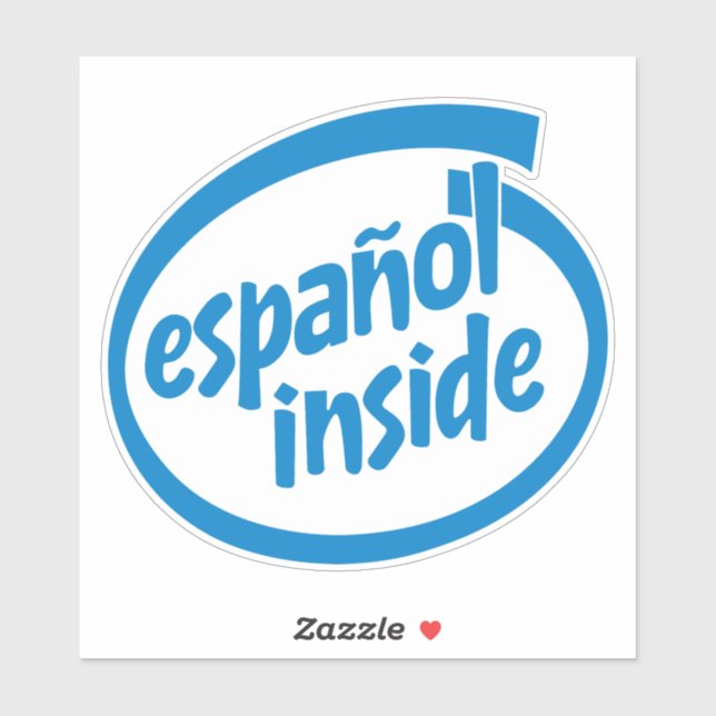 Adesivo Español inside (Folha)