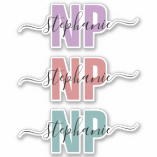 Adesivo Especialista Personalizado em Enfermeiro NP