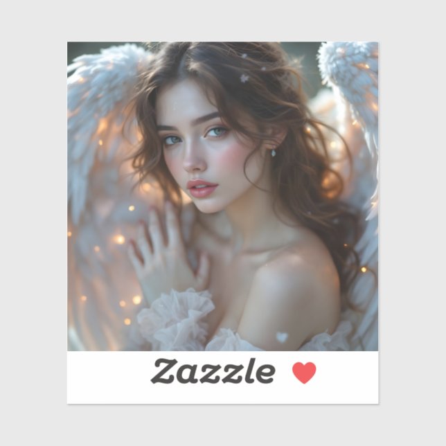 Adesivo Espelho da Luz do Crepúsculo - Anjo brilhante da N (Folha)