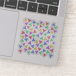 Adesivo Espinadores do Fidget