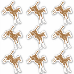 Adesivo Espinho de Cavalo Congelado - transp uni-color 9x