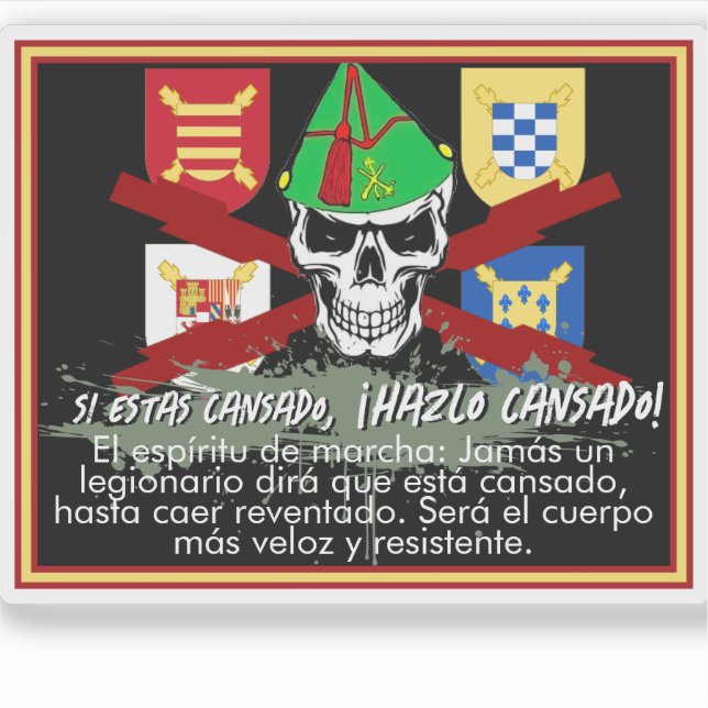 ADESIVO ESPÍRITO LEGIONÁRIO (Frente)