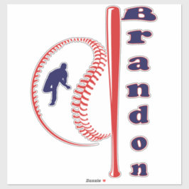 Adesivo Esporte All-Star com Baseball