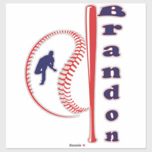 Adesivo Esporte All-Star com Baseball