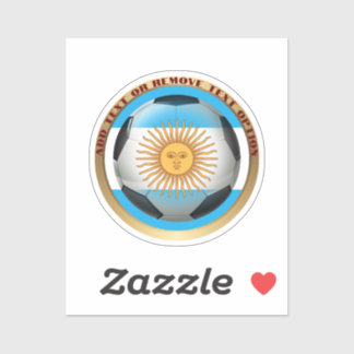 Adesivo Esportes de Bola de Futebol da Argentina