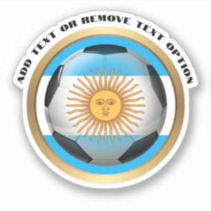 Adesivo Esportes de Bola de Futebol da Argentina