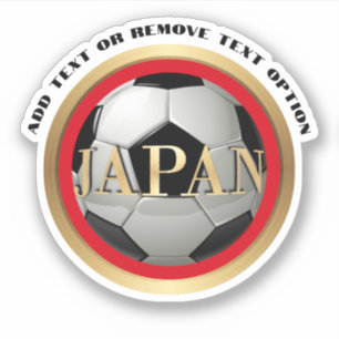 Adesivo Esportes de Bola de Futebol do Japão