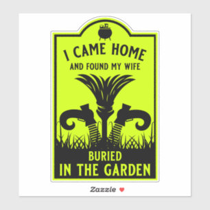 Adesivo Esposa de Bruxa Engraçada