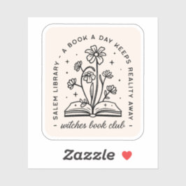 Adesivo Esquadrão de bruxas do clube de amantes de livros