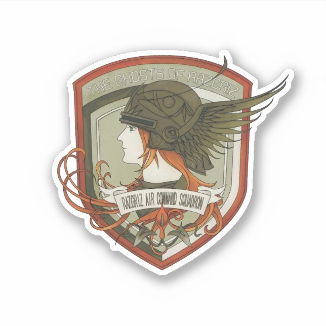 Adesivo Esquadrão Razgriz (Frente)