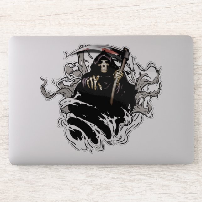 Adesivo Esqueleto, crânio, morte, Sticker (Computador)