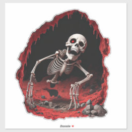 Adesivo Esqueleto de menção