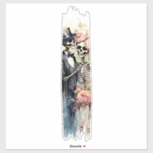 Adesivo Esqueletos do Amor Eterno - Pintor Brushaft