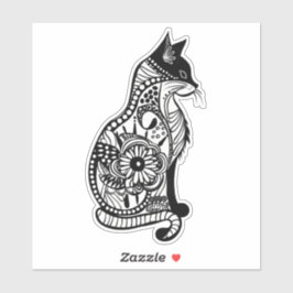 Adesivo Esquema de gato bonito II