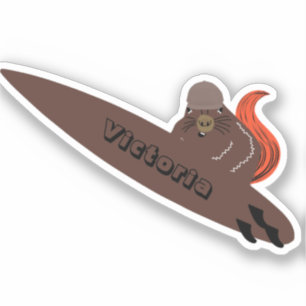 Adesivo Esquilo Malvado #1150 Surfe