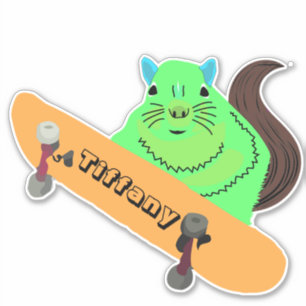 Adesivo Esquilo Malvado #118 Nome das Raparigas 