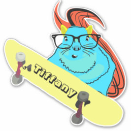 Adesivo Esquilo Malvado #131 Nome das Raparigas