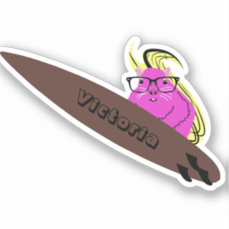 Adesivo Esquilo Malvado #1328 Surfe