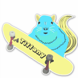 Adesivo Esquilo Malvado #134 Nome das Raparigas