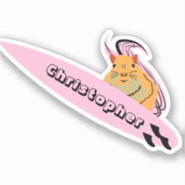 Adesivo Esquilo Malvado #139 Surfe