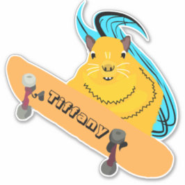 Adesivo Esquilo Malvado #141 Nome das Raparigas