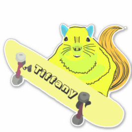 Adesivo Esquilo Malvado #161 Nome das Raparigas