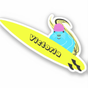 Adesivo Esquilo Malvado #1684 Surfe