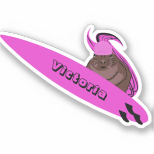 Adesivo Esquilo Malvado #1760 Surfe