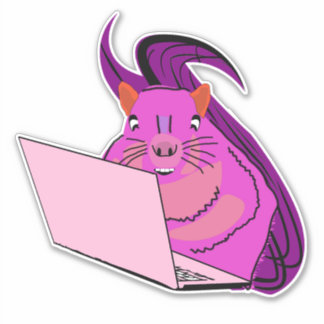 Adesivo Esquilo Malvado #190