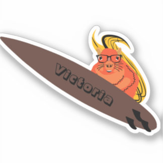 Adesivo Esquilo Malvado #1919 Surfe