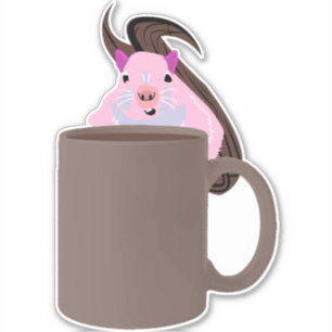 Adesivo Esquilo Malvado #195