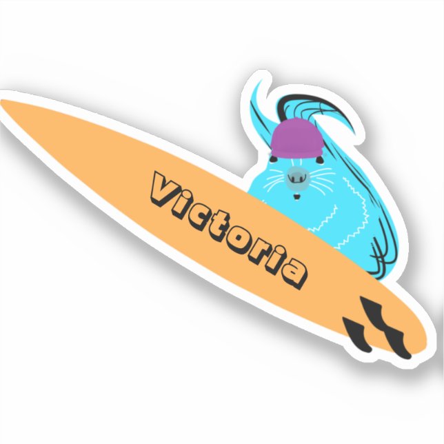 Adesivo Esquilo Malvado #1959 Surfe (Frente)