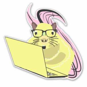 Adesivo Esquilo Malvado #197