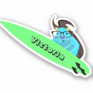 Adesivo Esquilo Malvado #1988 Surfe