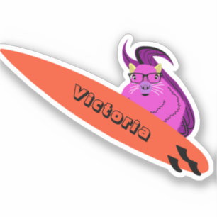 Adesivo Esquilo Malvado #2100 Surfe