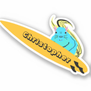 Adesivo Esquilo Malvado #217 Surfe