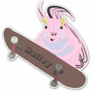 Adesivo Esquilo Malvado #238 Hailey Skateboard