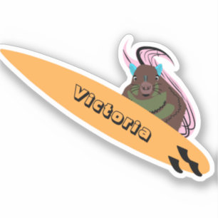 Adesivo Esquilo Malvado #2443 Surfe