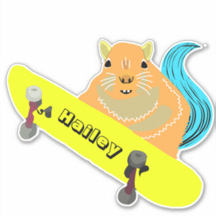 Adesivo Esquilo Malvado #273 Hailey Skateboard