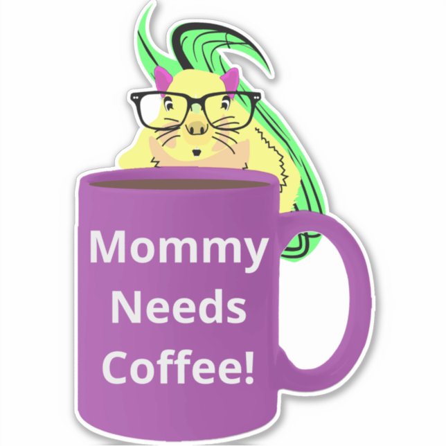 Adesivo Esquilo Malvado #436 Café Cup (Frente)