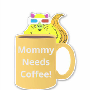 Adesivo Esquilo Malvado #463 Xícara de Café